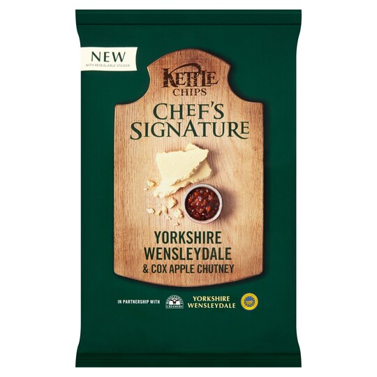 Kettle Chef's Sig Wensleydale Crisps 150 g Tesco Groceries