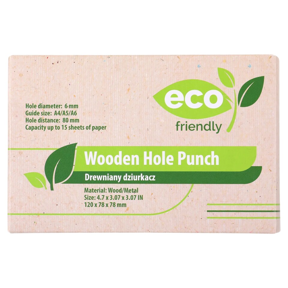 Eco Wooden lyukasztó  1. kép