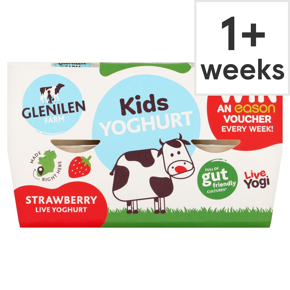 Glenilen Farm Live Kids Yogurt Strawberry 360G