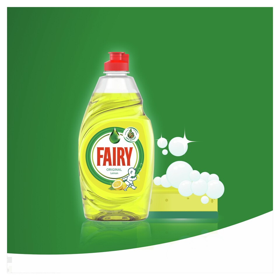 image 1 of Fairy Lemon Washing Up Liquid 500Ml