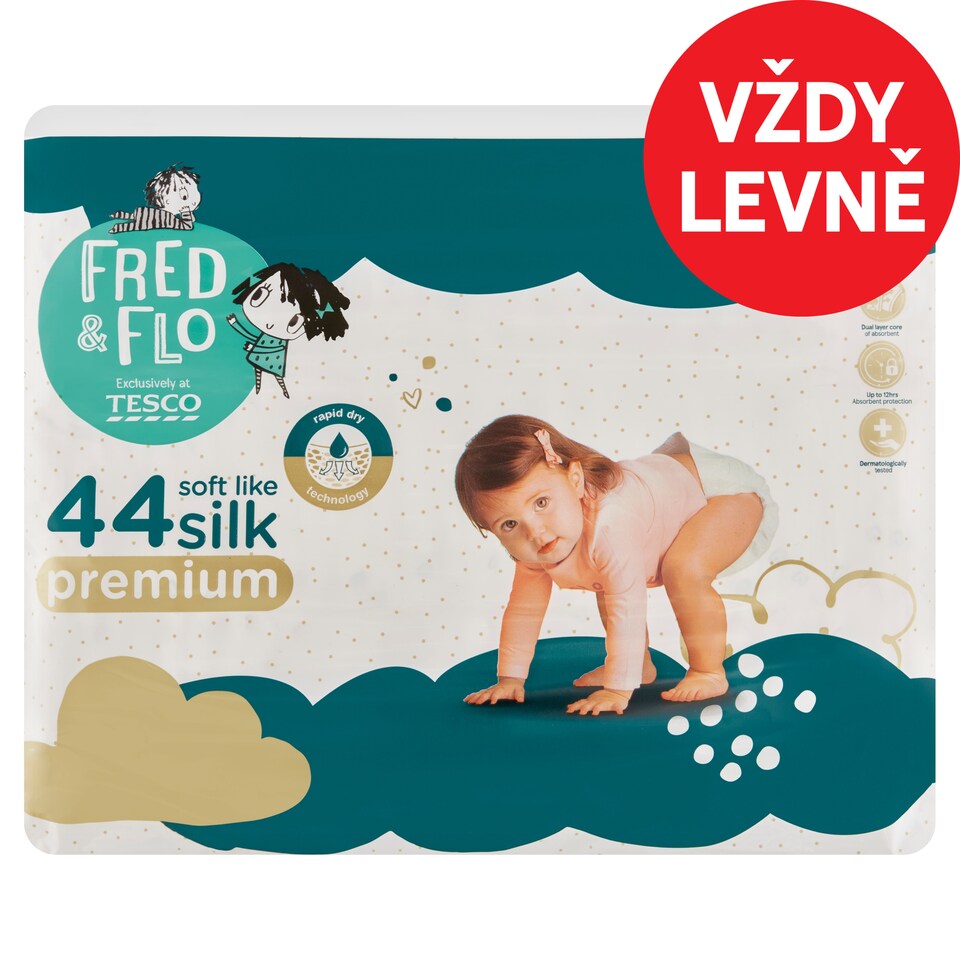 image 1 of Fred & Flo Premium Diapers 4 Maxi 8-14 kg 44 pcs