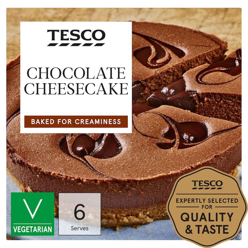Tesco Chocolate Cheesecake 540G