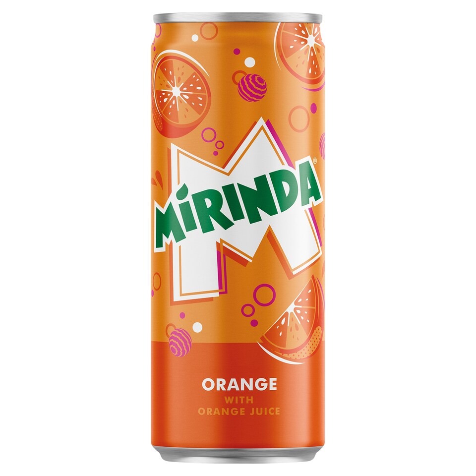 Mirinda narancsízű szénsavas üdítőital cukorral és édesítőszerekkel 330 ml