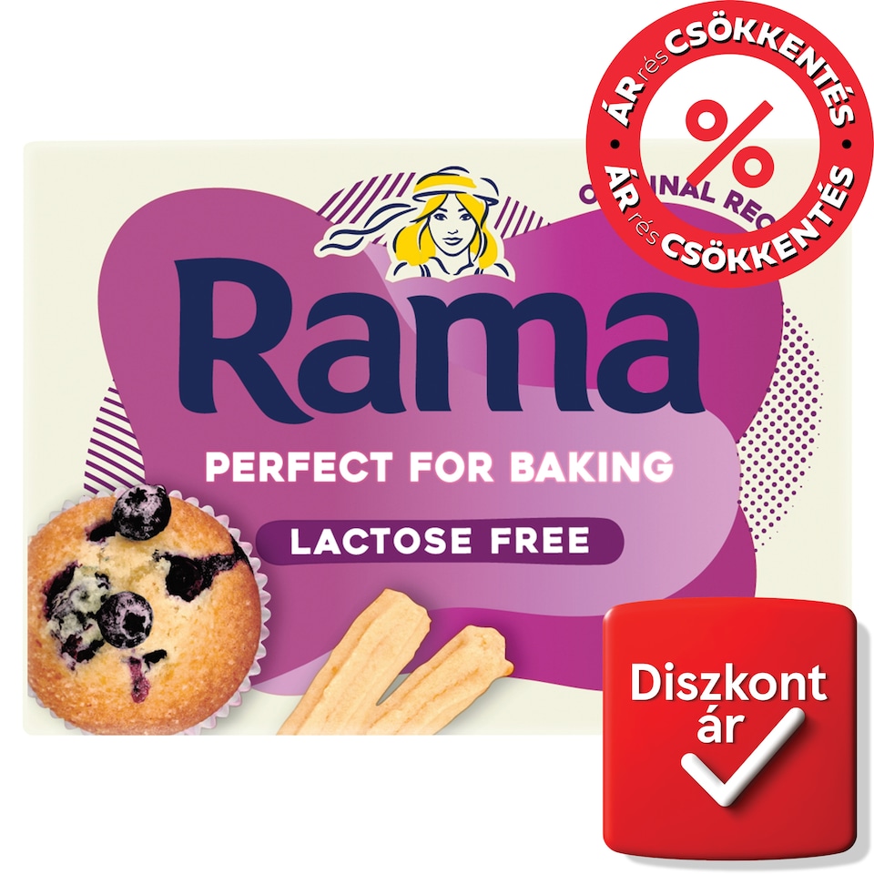 Rama laktózmentes 70% zsírtartalmú margarin 250 g  1. kép