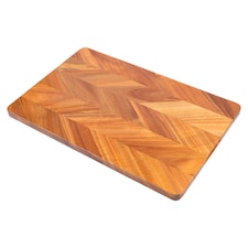 Go Cook Acacia Herringbone Board