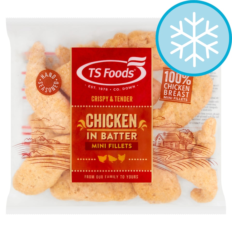 Ts Foods Battered Chicken Breast Fillet1kg