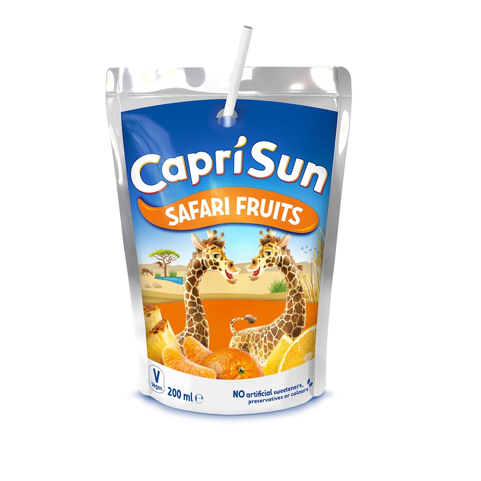 obrázok 1 z Capri-Sun Safari Fruits nesýtený nealkoholický ovocný nápoj 200 ml