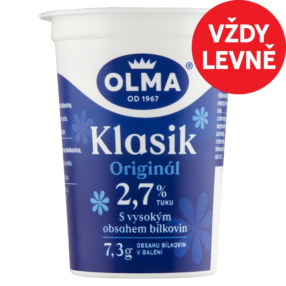 Olma Klasik originál bílý jogurt 150g