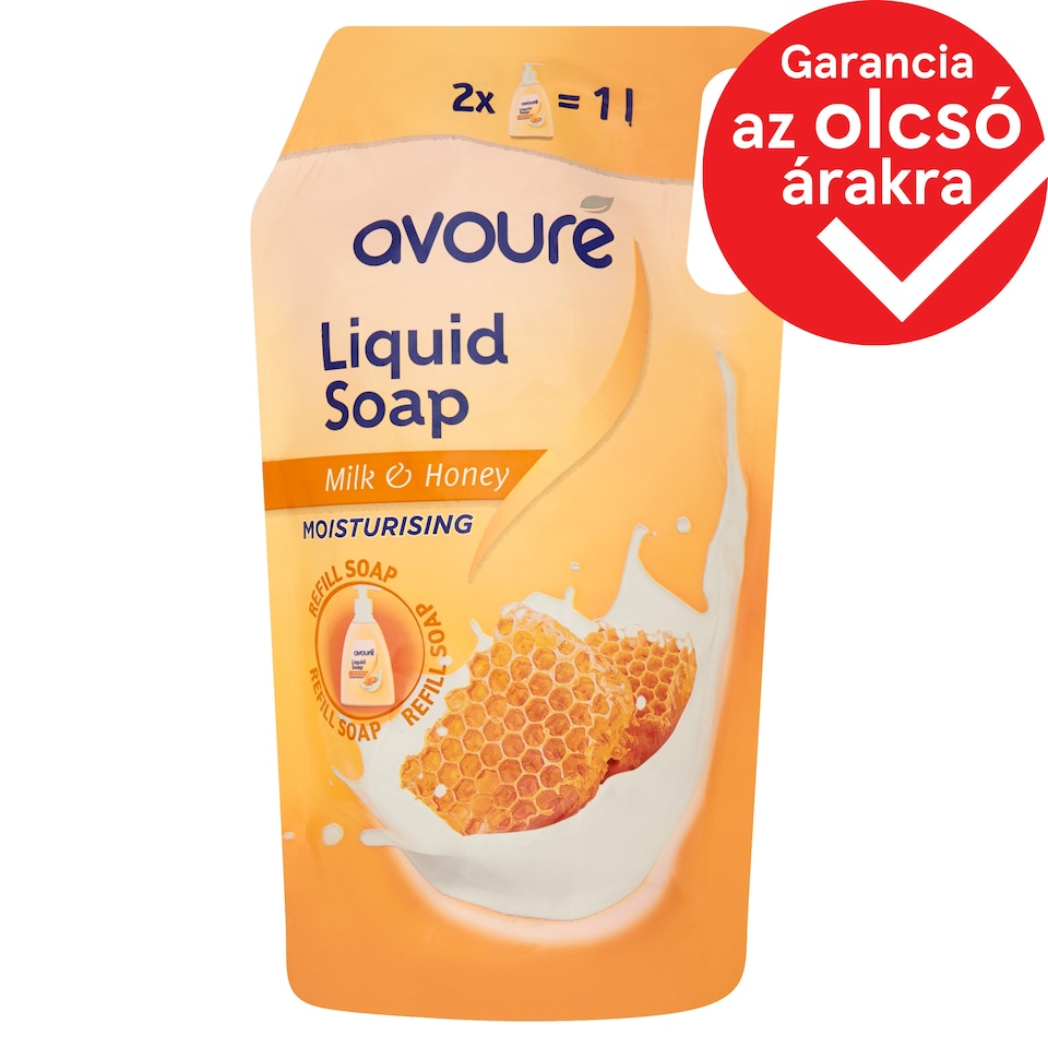 Avouré Milk & Honey folyékony szappan 1 l