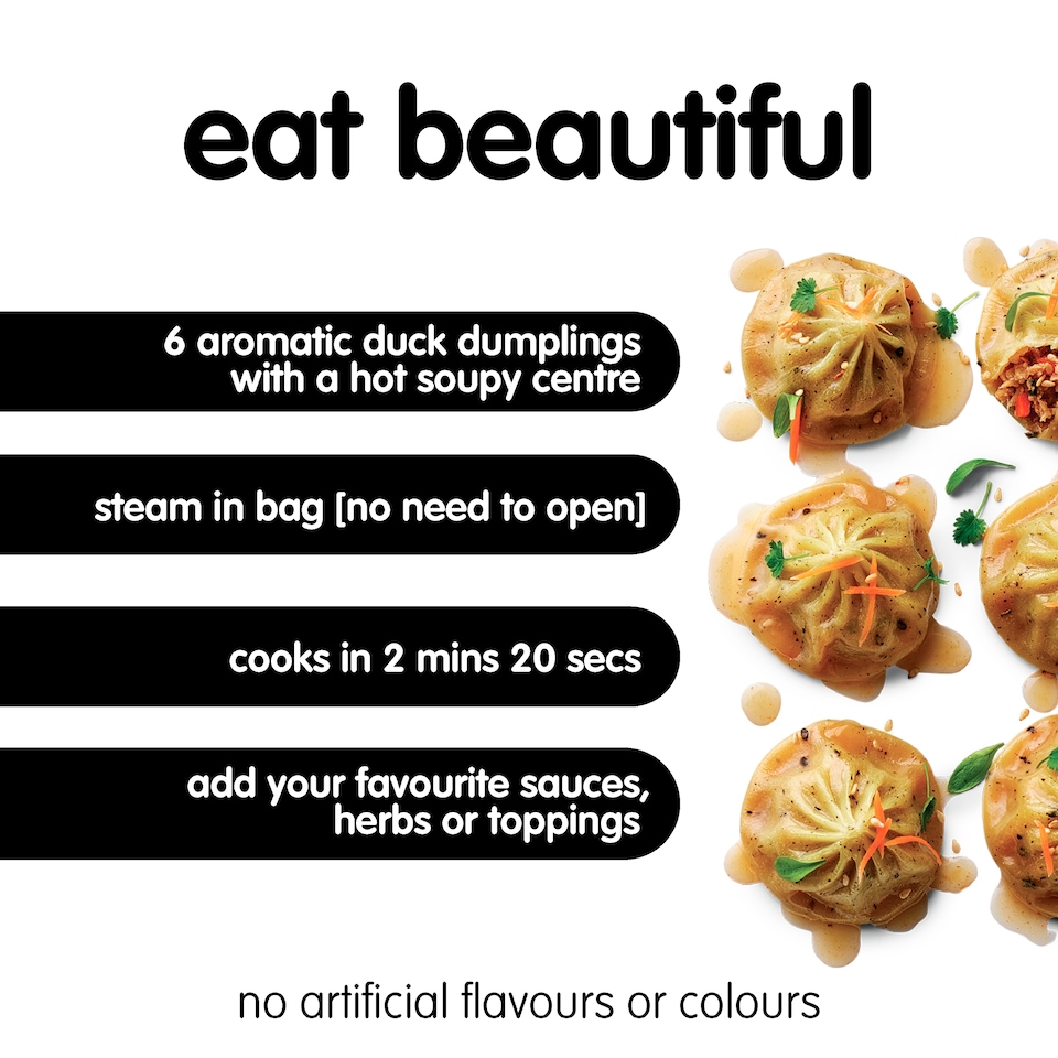 image 1 of itsu 6 aromatic duck soup dumplings 168g