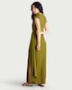 image 3 of F&F Ruched Maxi Dress in Olive