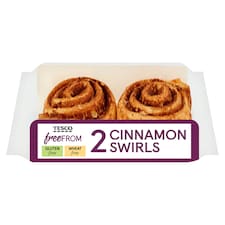 Tesco 2 Free From Cinnamon Swirls