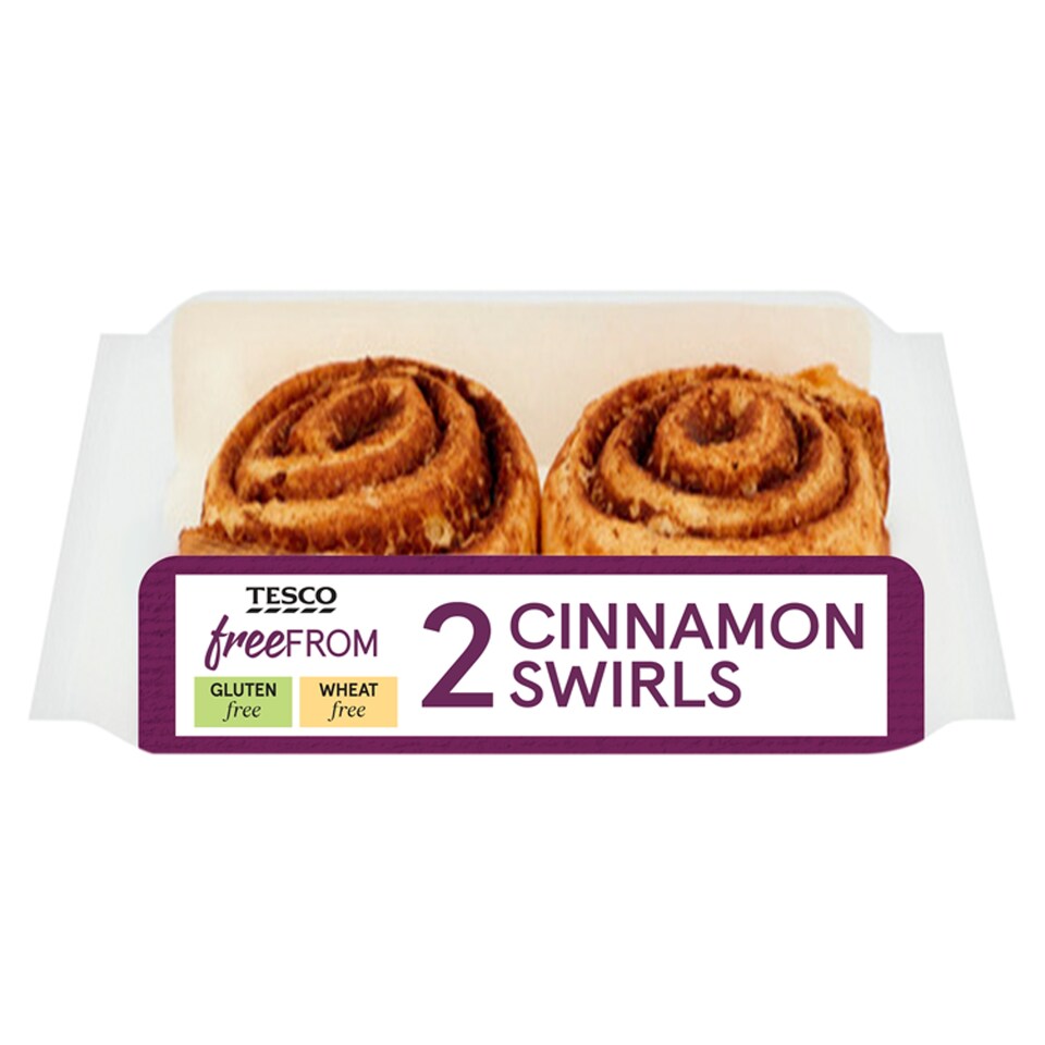 Tesco 2 Free From Cinnamon Swirls