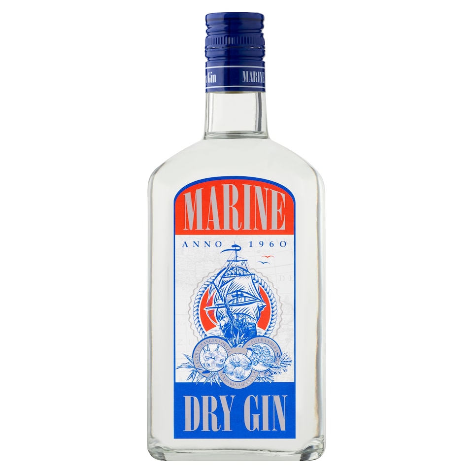 Marine Dry gin 37,5% 0,5 l