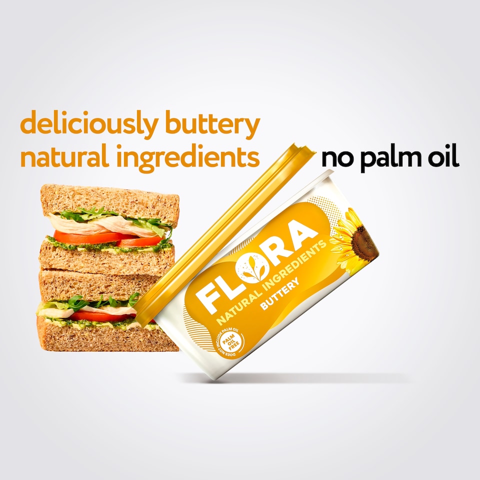 image 1 of Flora Buttery Spread with Natural Ingredients 450G
