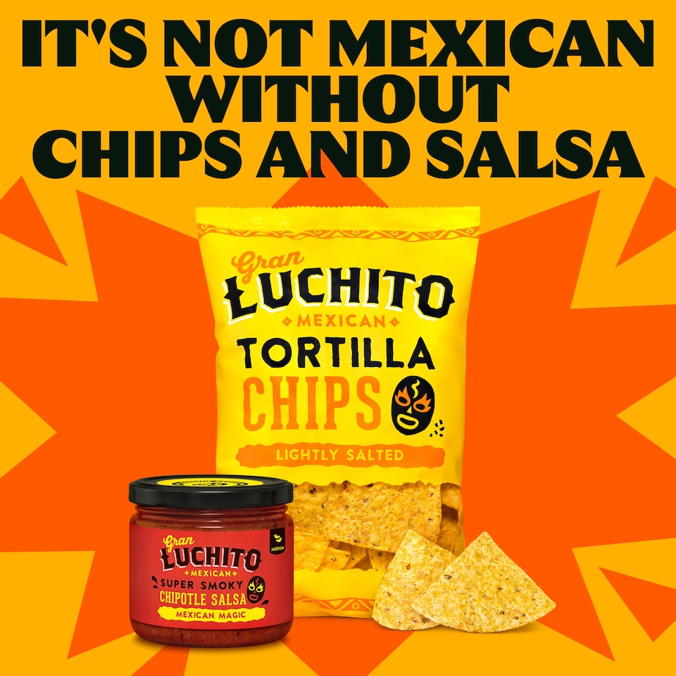 image 1 of Gran Luchito Lightly Salted Tortilla Chips 170G