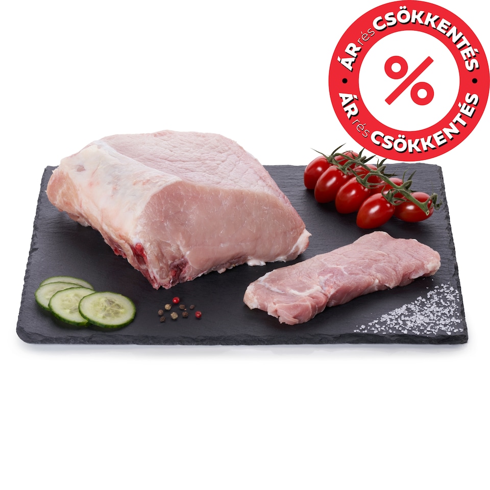 Tesco csontos sertés karaj 