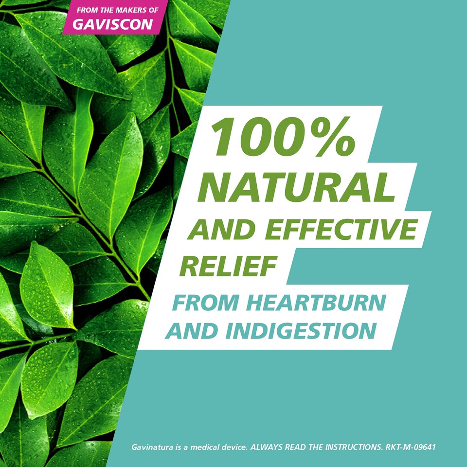 image 1 of Gavinatura Heartburn And Indigestion Relief Tablets 14s
