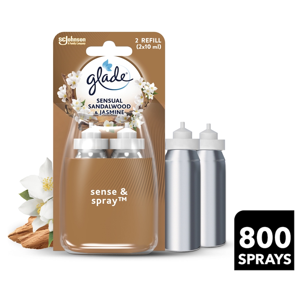 image 1 of Glade Sense & Spray Refill Twin Bali Sandalwood