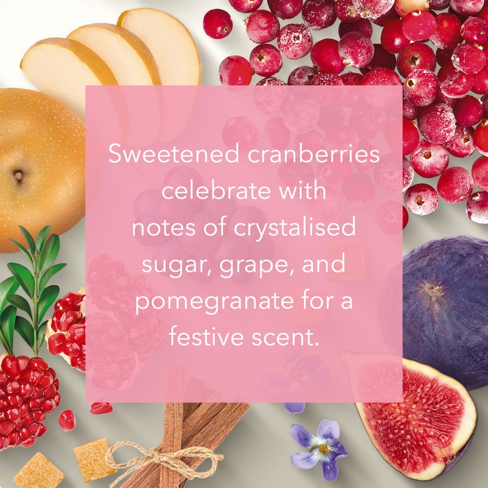 image 1 of Yankee Iced Cranberry Candle 200g
