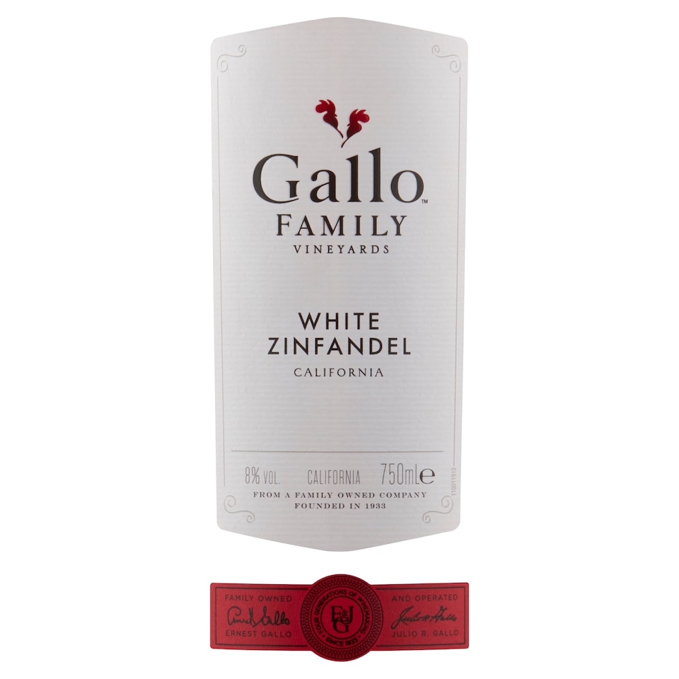 image 1 of Gallo Family Vineyards White Zinfandel 75Cl