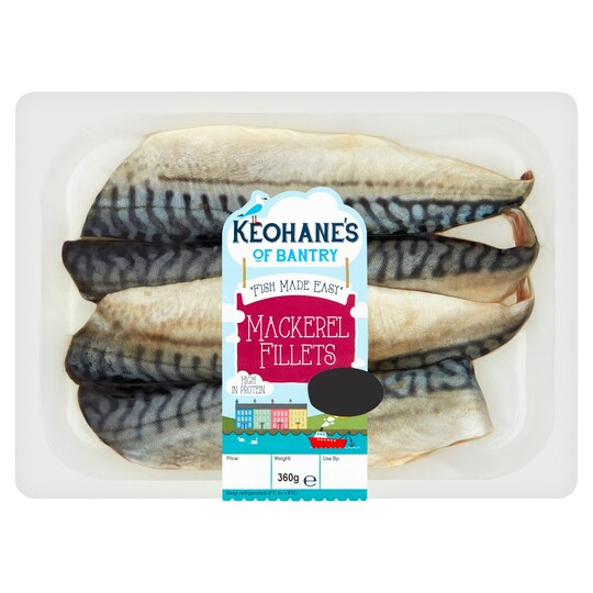 Keohane's Of Bantry Mackerel Fillets 300G Tesco Groceries