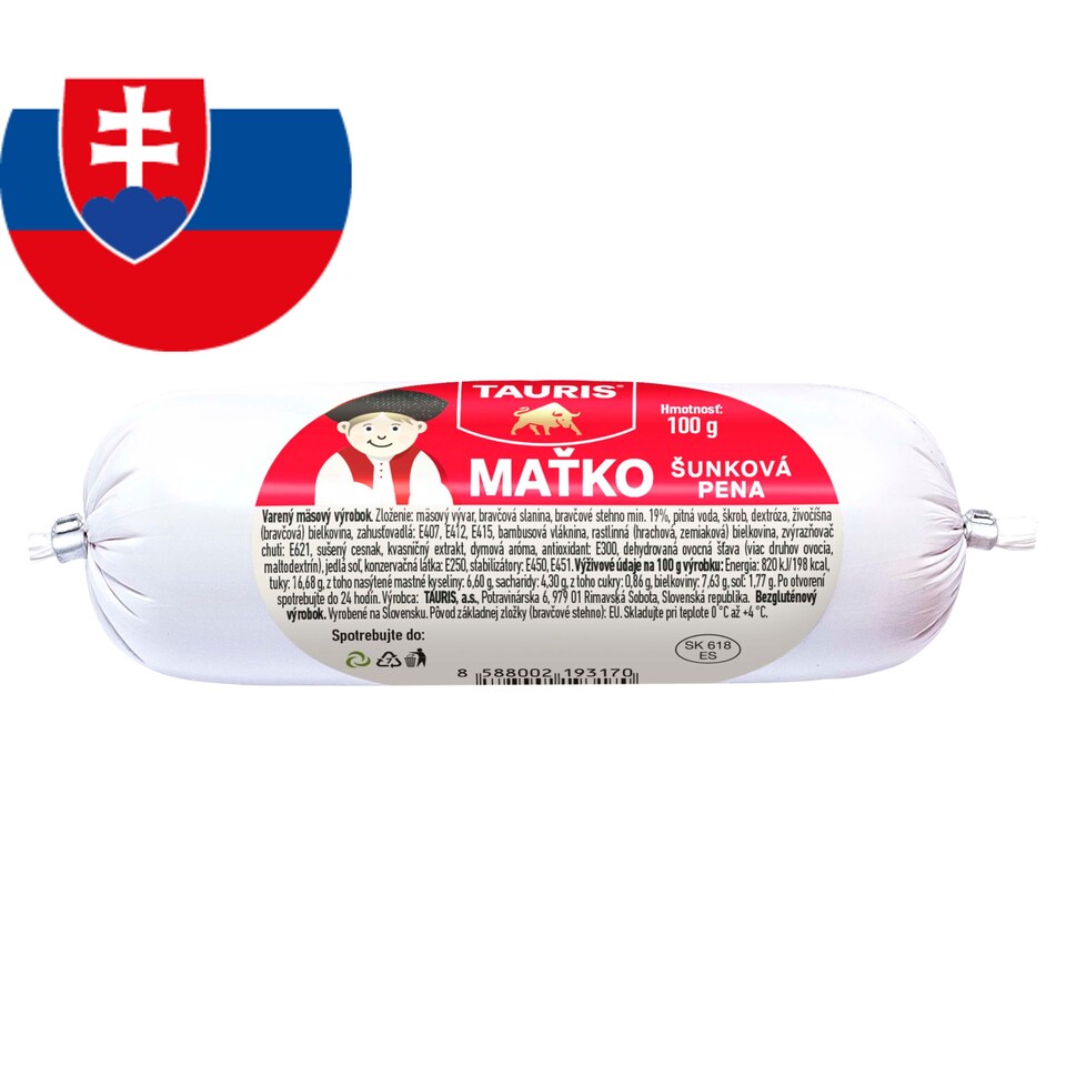 Tauris Maťko Ham Mousse 100 g