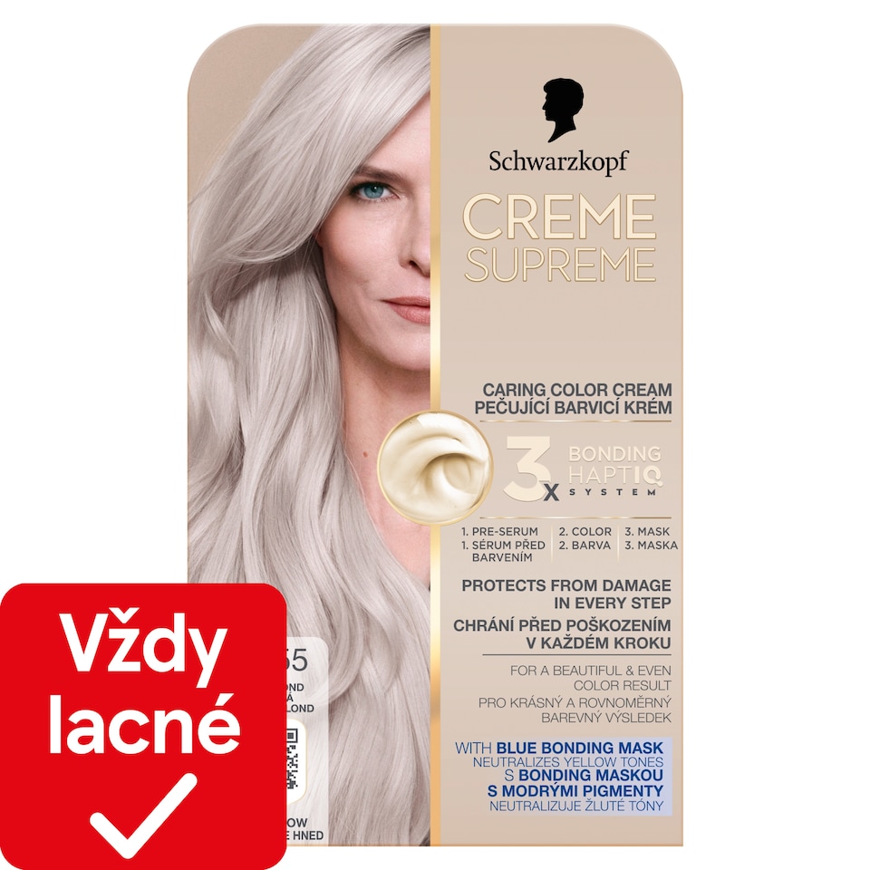 obrázok 1 z Creme Supreme Caring Color Cream 10-55 chladna strieborná blond
