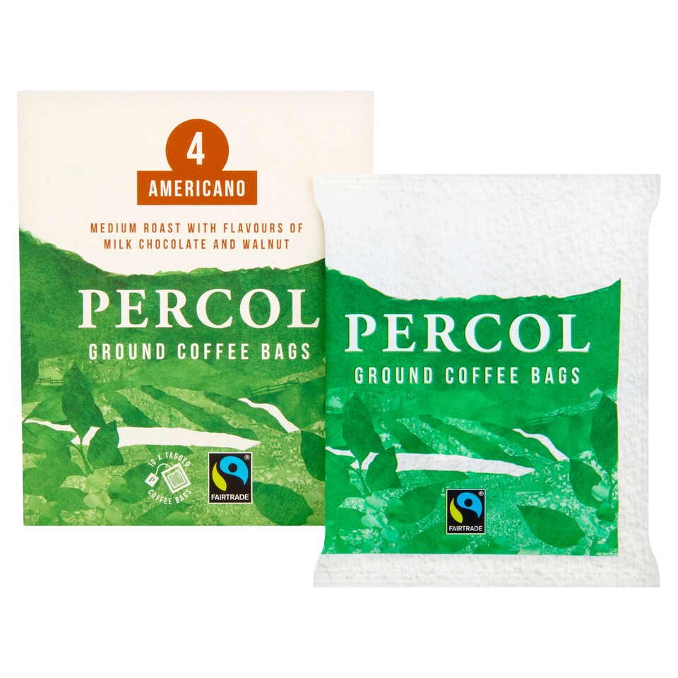 image 1 of Percol All Day Americano Coffee Bags 10S 80G