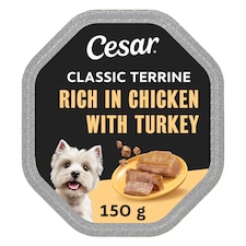 Cesar Classic Terrine Chicken & Turkey Dog Food 150G