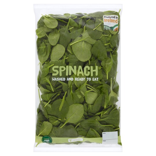 Tesco Spinach Bigger Pack Better Value 450G Tesco Groceries