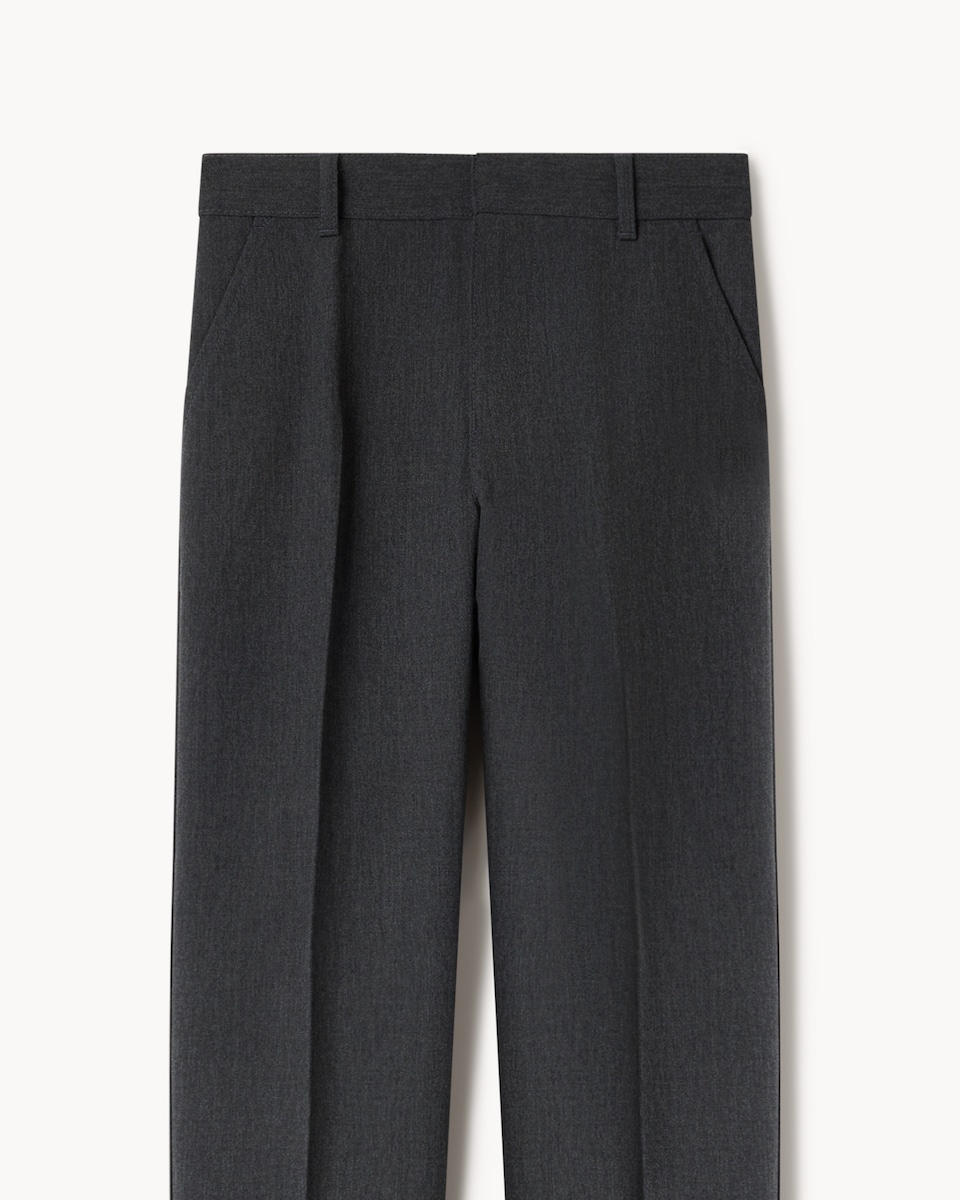 image 1 of F&F School Boys 2-Pack Slim Fit Longer Length Trousers in Grey
