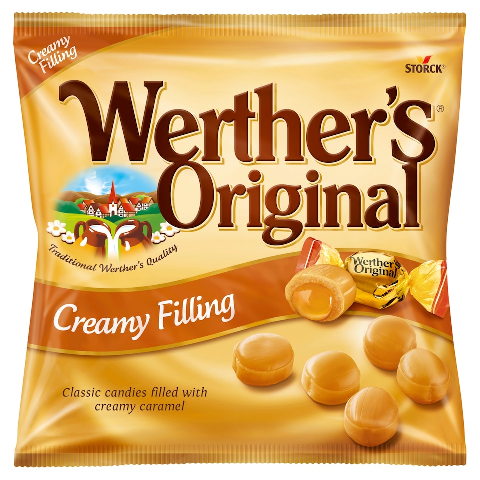 Werther's Original Smotanové furé s karamelovo-krémovou náplňou 80 g