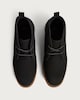 image 2 of F&F Faux Suede Lace Up Ankle Boots in Black