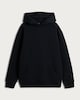 image 4 of F&F Heavyweight Kangaroo Pocket Oversized Hoodie in Black