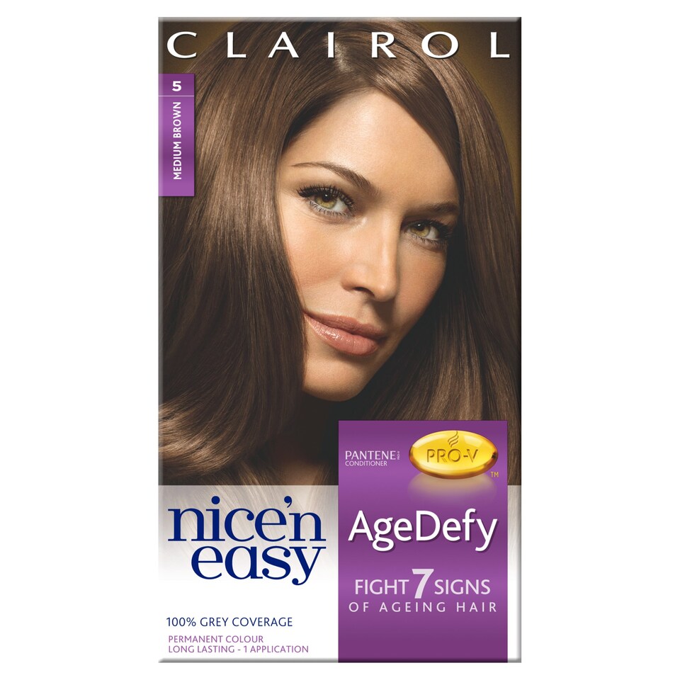 Clairol Ncen/Esy Age Defy. Prmt 5 Medium Brown H/Dye