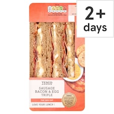 Tesco Sausage Bacon & & Egg Triple