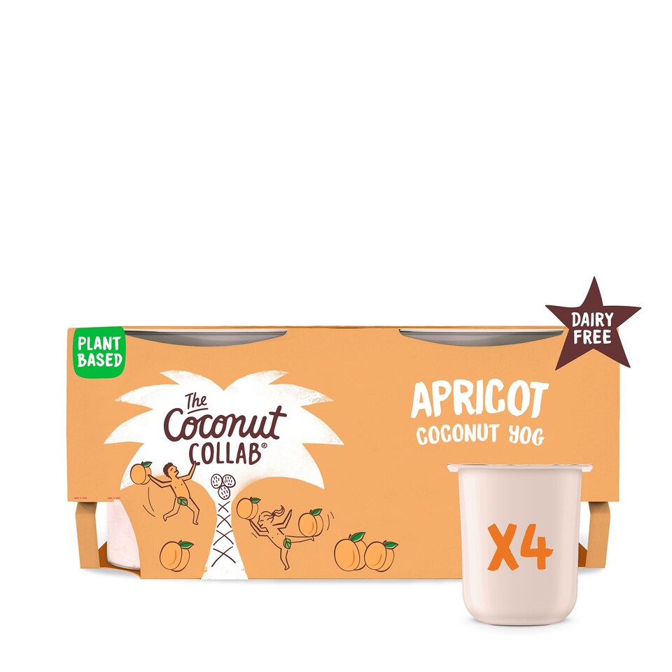 The Coconut Collaborative Apricot Coconut Yogurt Alternative 4X90g