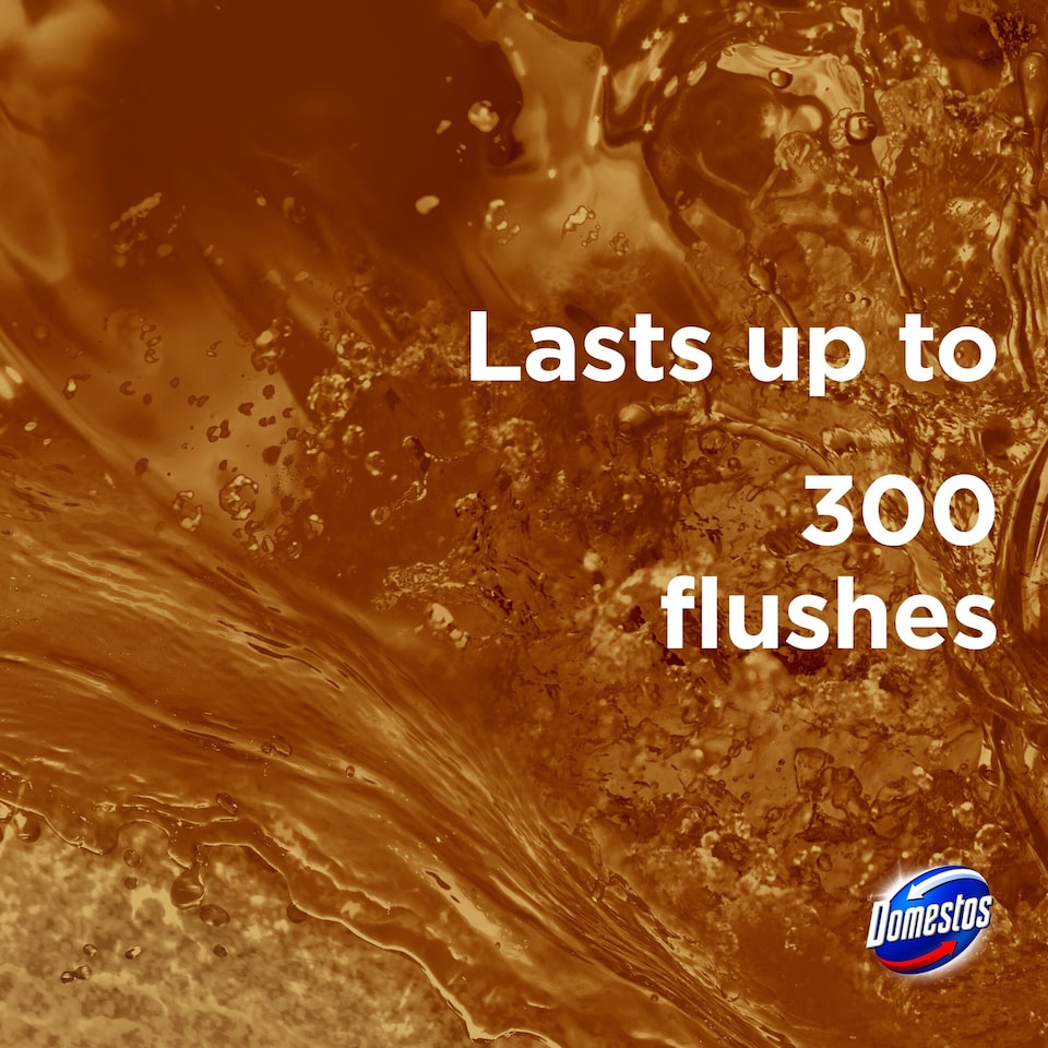 image 1 of Domestos Power 5 Gold Freshness Toilet Rim Block 50g