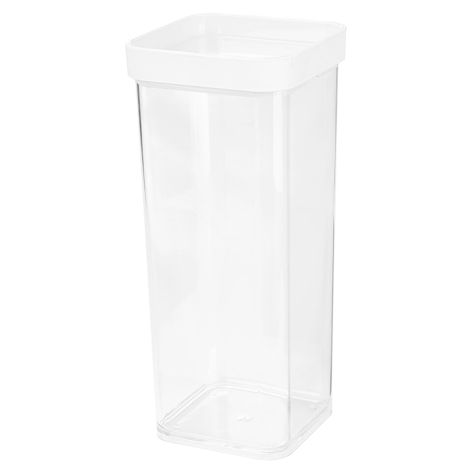 Tesco Push Top Food Storage White 1.5L
