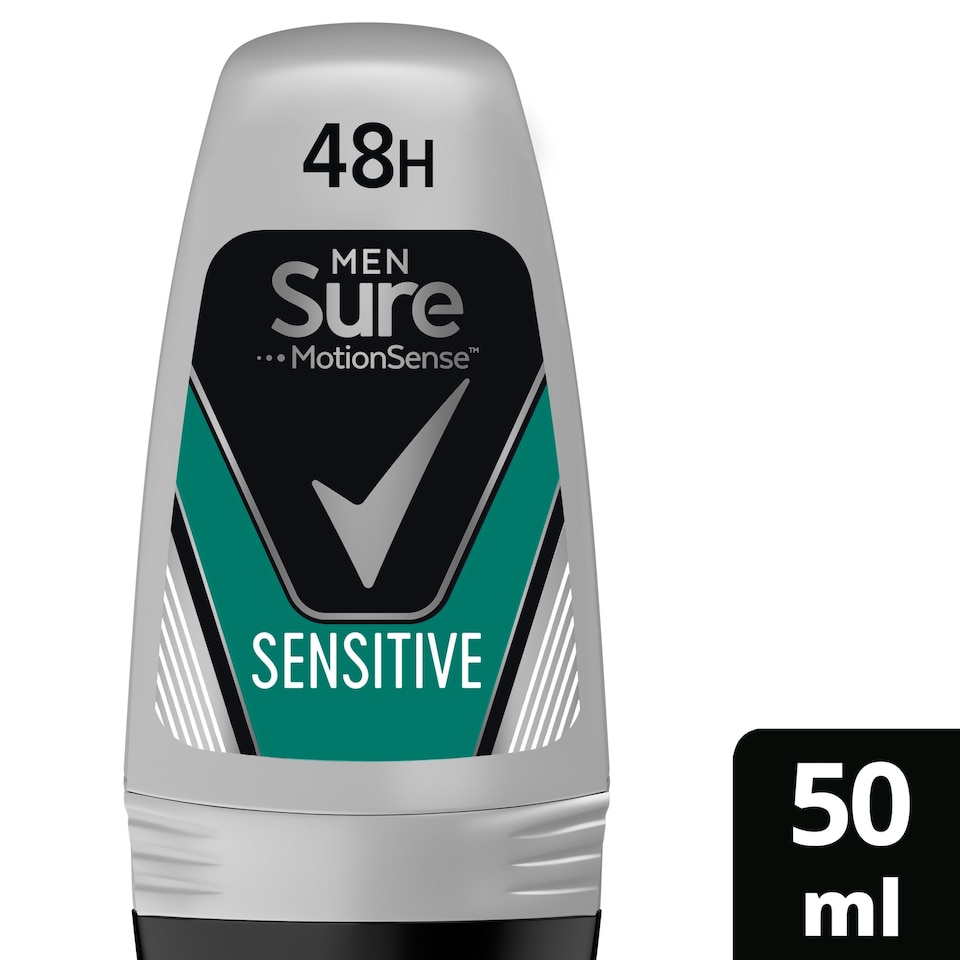 image 1 of Sure Men Sensitive Roll-On Antiperspirant Deodorant 50ml