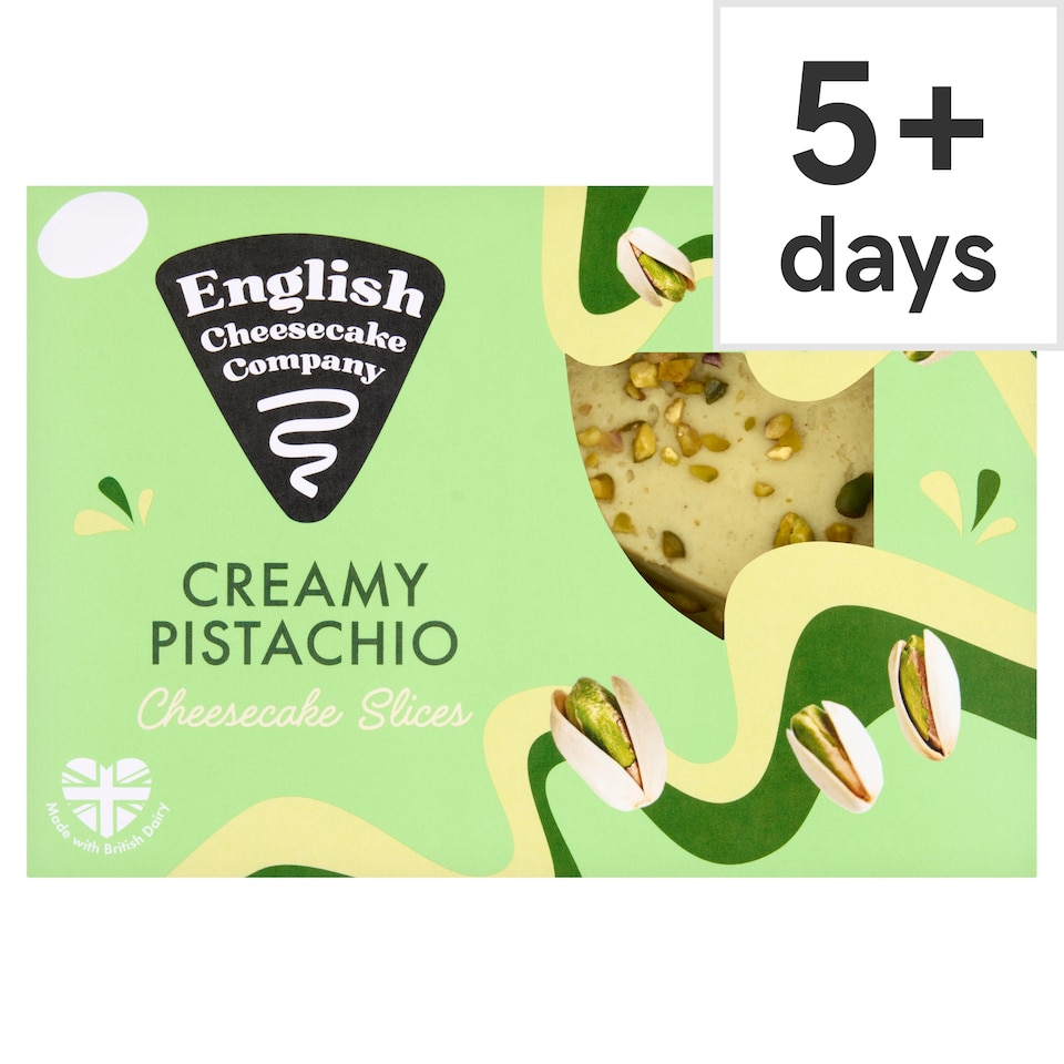 English Cheesecake Company Pistachio Creamy Cheesecake Slice 180g
