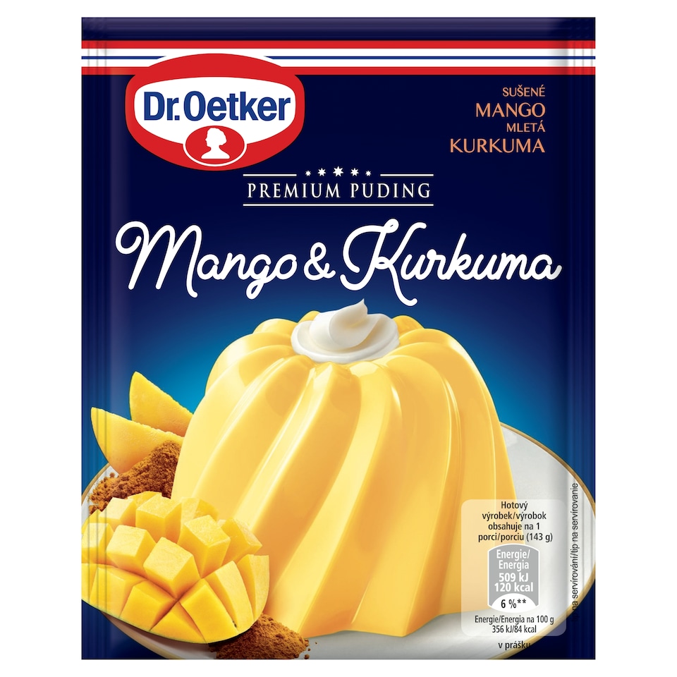 Dr. Oetker Premium Puding Mango & Turmeric 40 g