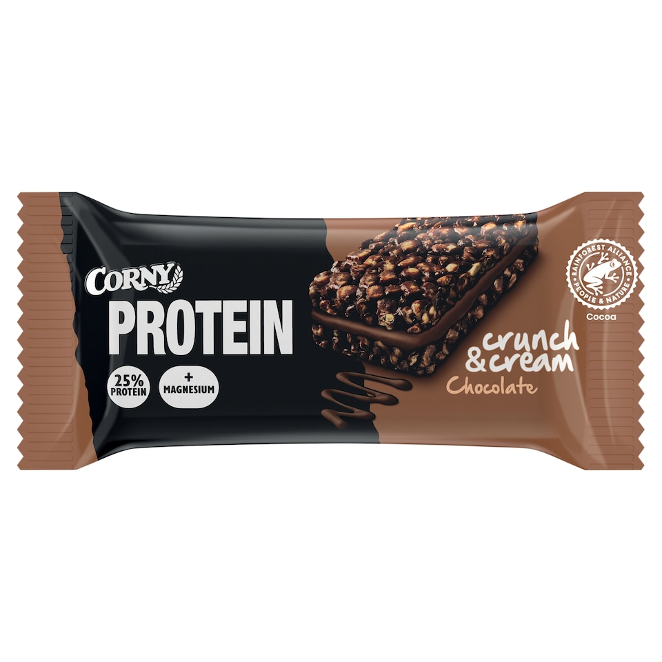 Obrázek 1 pro produkt CORNY Crunch & Cream Čokoláda 35g