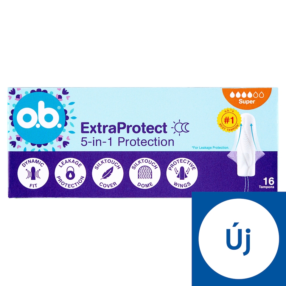 o.b. ExtraProtect Super tampon 16 db