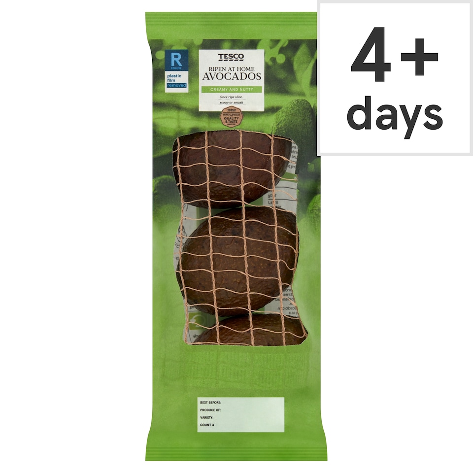 Tesco Ripen At Home Avocados 3Pack