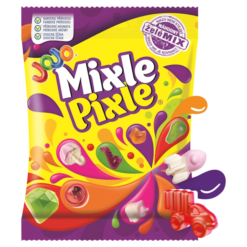JOJO Mixle Pixle Jelly Candies with Fruit Flavors 80 g