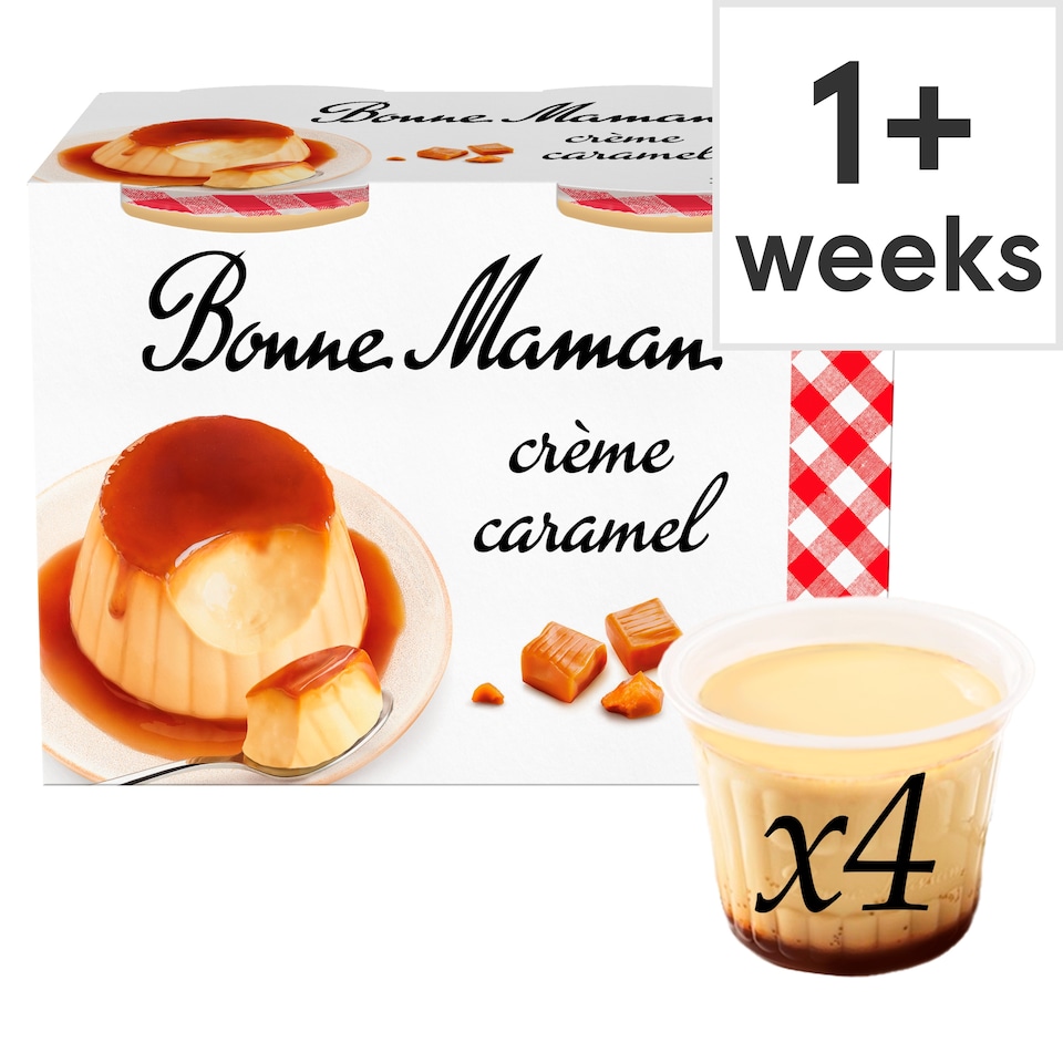 image 1 of Bonne Maman Creme Caramel Dessert 4 x 100g