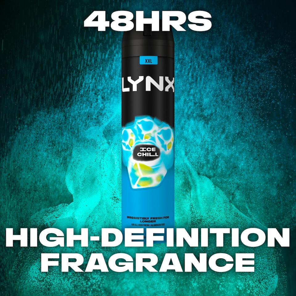 image 1 of Lynx Ice Chill 48h Deodorant Bodyspray for Men 250ml