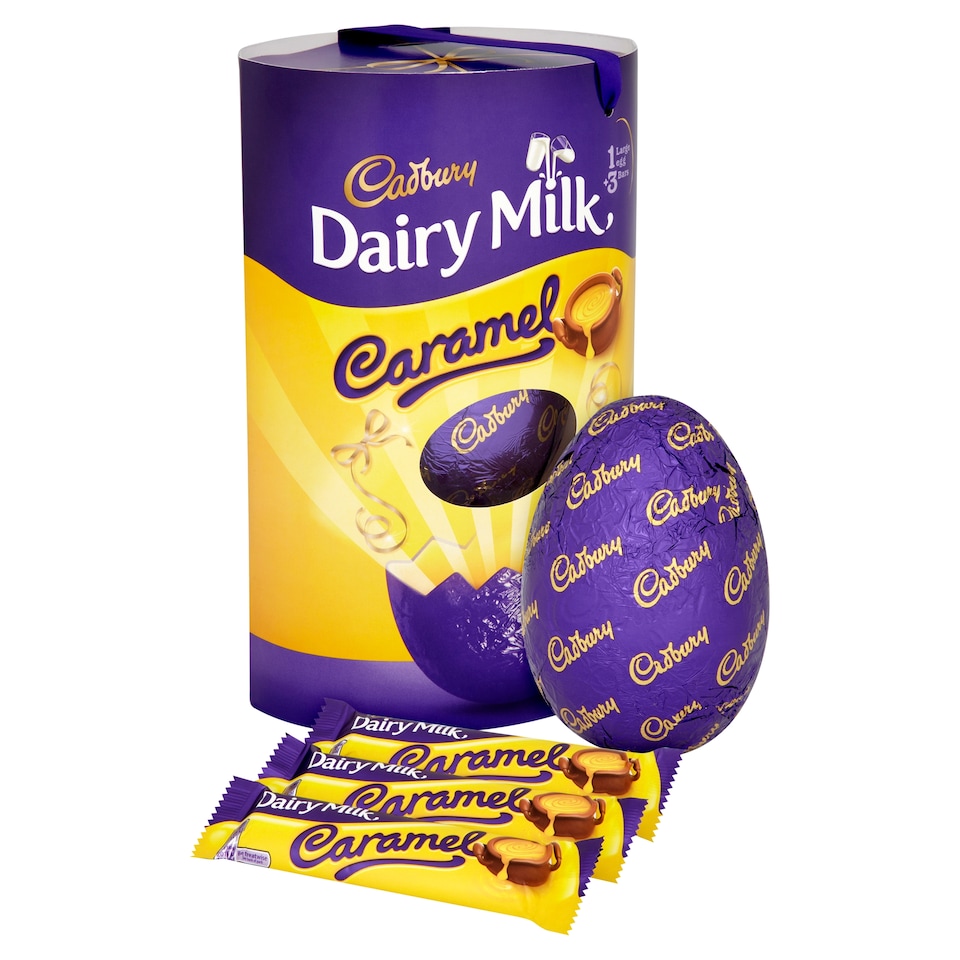 image 1 of Cadbury Dairy Milk Caramel Extra Large Easter Egg 331G